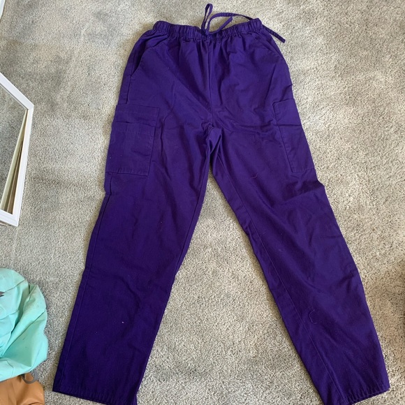 Purple scrub pants - Picture 1 of 1